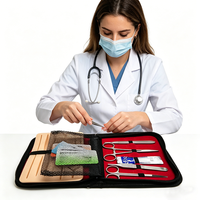 Mannequin de dissection en acier inoxydable et silicone pour étudiants en sciences médicales, kit d'entraînement à la chirurgie et à la suture, B5750 Healer