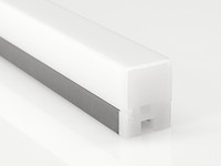 Profilé lumineux LED moderne de haute qualité en aluminium T5, surface anodisée, blanc chaud 3500K, IRC 90 pour la décoration de miroir de salle de bain