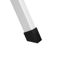 Fournisseur PRO - Échelle pliante en acier à 3 marches, large, antidérapante, avec marches rembourrées, main courante, portable, antirouille, capacité 150 kg, pour escalier et salle de sport