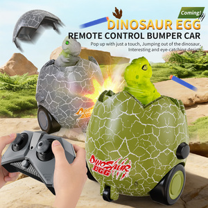 Set de Batalla de Huevos de Dinosaurio 2 en 1 con Control Remoto - Conduce, Golpea, Dispara Balas Blandas y Lanza un Bebé Dinosaurio - Excelente Regalo para Niños y Niñas - Product Image 4