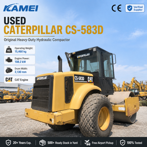 รถบดถนน Caterpillar CS583C มือสอง รุ่น Cat CS 583 ขายในเซี่ยงไฮ้ รถบดอัดดิน Caterpillar - Product Image 1