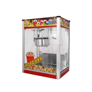 Cheap Price Electric Gas Operated 16Oz 8Oz 12Oz Ounce Commercial Popcorn Making Machine Used Pot Pop Corn Makers Machine