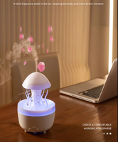 Produits uniques 2025 Diffuseur de parfum Goutte de pluie Humidificateur d'air aux algues Lumière de nuit LED portable Diffuseur d'arômes d'huiles essentielles