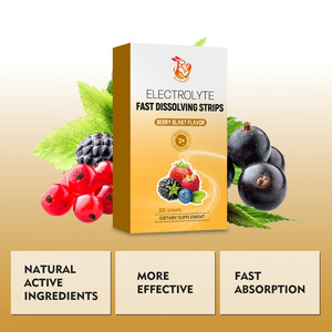 Bandelettes orales de vitamines électrolytiques à dissolution rapide pour l'hydratation quotidienne, la beauté, le sport et la récupération après l'effort – Fournisseur d'usine – 30 unités - Product Image 3