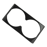 Pour Tesla nouveau modèle 3 Highland 2023 2024 intérieur en Fiber de carbone véritable Auto accessoires siège arrière porte-gobelet cadre couverture garniture