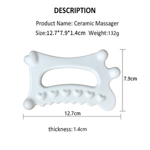 Massaggiatore Guasha in Ceramica, Strumenti per Scraping Viso e Corpo, Accessori per la Bellezza - Product Image 6