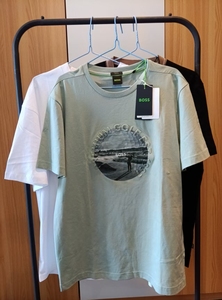เสื้อยืดลำลองผู้ชายสุดเทรนด์ปี 2026 คุณภาพสูง พิมพ์ลายแบบเข็มเจาะ ผ้าฝ้ายแท้ นุ่มสบายผิว เสื้อยืดลำลองผู้ชาย - Product Image 6