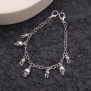 <b>Skull</b> And Tooth Pendant Shoe Chain For Martin Boots Women Metal Decorations Fall 2024 Yiwu Origin - Product Image 4