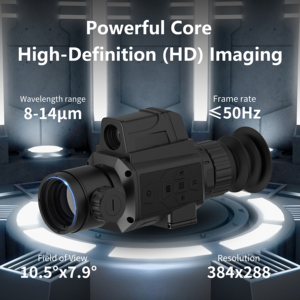 Monocular Térmico de Visión Nocturna Impermeable para Exteriores 1182m, 8X Óptico, Fabricación OEM/ODM - Product Image 2