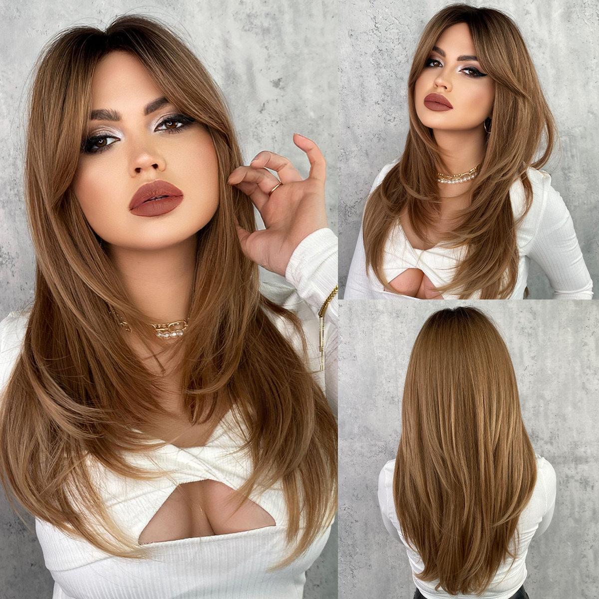 สีน้ำตาลอ่อน (ด้านบนสีดำ)