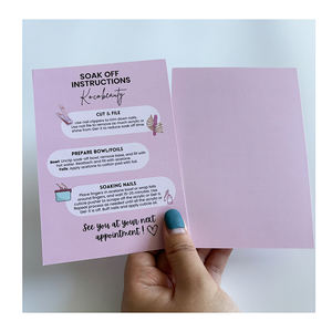 طباعة شعار العلامة التجارية بتصميم مخصص ، بطاقة شكر على الوجهين ، بطاقة أعمال تحية مطبوعة بالألوان الكاملة - Product Image 6