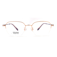 Nouveau modèle de montures de lunettes rondes en métal