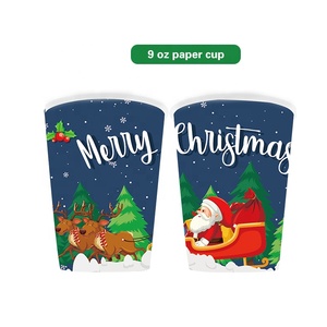 Nuevo Diseño de Vajilla Navideña en Rojo y Verde para Fiestas Temáticas de Navidad - Product Image 3