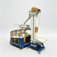 Désstonneuse à soufflerie à gravité spécifique 10t/h pour riz, blé, haricots, machine de retrait des pierres, équipement de nettoyage des grains et des semences à faible bruit