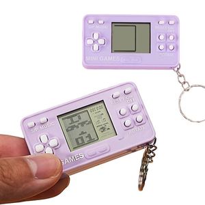 Llavero de Juego Portátil de Doble Color, Diseño de Consola de Juegos Clásica Mini, Llaveros de Regalo Arcade de Bolsillo para Gamers - Product Image 1