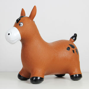 Enfants Saut Rebond Ride sur Jouets Gonflable Cheval Lait Vache <span class=keywords><strong>Animal</strong></span> Espace Trémie pour Enfants - Product Image 1