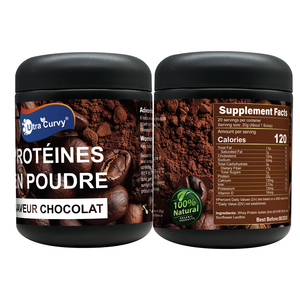 Polvo de proteína de suero con sabor a chocolate Premium OEM/ODM para soporte muscular 400g - Product Image 1