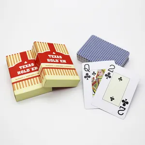 Produttori di vendita calda carte da Poker casinò materiale in PVC per carte da gioco in plastica