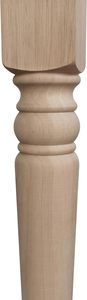 Gamba classica del <span class=keywords><strong>tavolo</strong></span> tornita in <span class=keywords><strong>legno</strong></span> massello-gamba durevole per sala da pranzo soggiorno camera da letto appartamento casa ufficio bagno cucina - Product Image 5