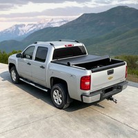 Capot de benne de camion pliable et rétractable en vinyle, coque de camping antivol verrouillable, couvercle à ouverture facile pour pick-up pleine grandeur