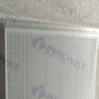Tôle perforée à trous carrés en acier inoxydable 304, ouverture de 5 mm, épaisseur de 2 mm, panneau décoratif