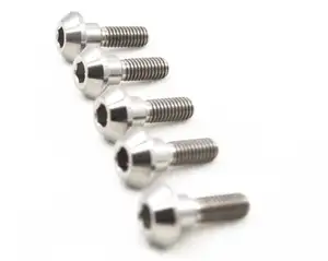 motorcycle parts suppliers hex head titanium bolts wheel studs for M6 x 20mm R1 R6 FZ1000 FJR1300