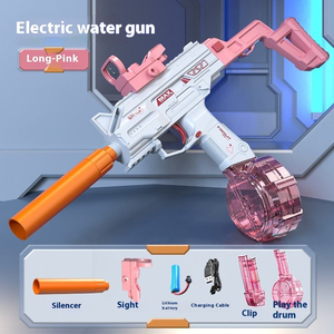 Uzi Long Sword <span class=keywords><strong>Pistolet</strong></span> à eau électrique Haute capacité 57.5 CM Jouet à jet automatique pour enfants - Product Image 4