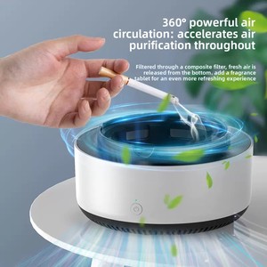 Purificatore d'Aria Elettrico 2-in-1 Personalizzato, Design Moderno, Posacenere Intelligente Multifunzionale, Filtro Anti-Fumo <span class=keywords><strong>per</strong></span> Casa, Auto, Ufficio - Product Image 1