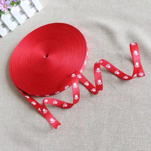 Correas impresas huella <span class=keywords><strong>de</strong></span> nailon <span class=keywords><strong>de</strong></span> múltiples especificaciones personalizadas <span class=keywords><strong>para</strong></span> mascotas <span class=keywords><strong>para</strong></span> cuerdas <span class=keywords><strong>de</strong></span> remolque - Product Image 5