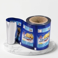 Film laminé personnalisé en rouleau pour machines d'emballage automatiques, film imprimé de qualité alimentaire pour snacks et biscuits