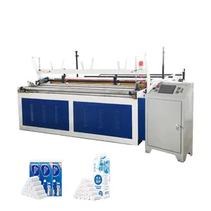 Automatic kitchen towel paper rewinding production line toilet paper roll tissue making machine