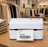 Imprimante thermique directe de codes-barres Gprinter GP-9124D 80 mm, 3 pouces, 200 mm/s, USB, pour étiquettes d'expédition, de vente au détail et de vêtements