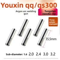 Tête de torche de soudage TIG QQ/QS300A 300A / Accessoires de poignée de torche refroidie par eau / Buse en céramique / Guide de flux / Aiguille en tungstène
