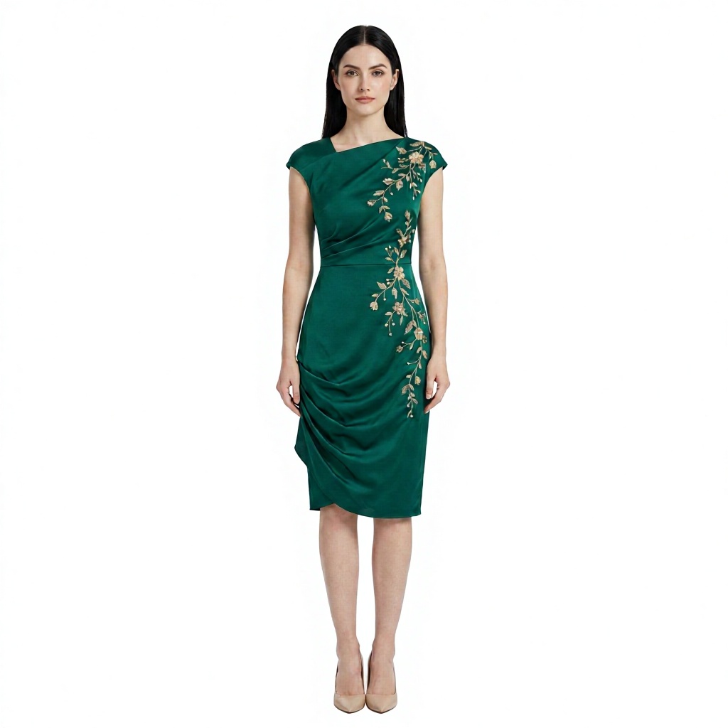 In Stock Knee Length Cocktail Dresses Gold Lace Design Adds Elegance |  Alibaba.com