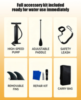 Kit de réparation complet pour planche de SUP gonflable, outil flottant pour l'entretien et les voyages en extérieur