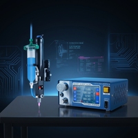 Valve à vis de haute précision à structure concentrique pour un dosage micro-volumentaire précis