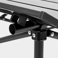 Table pliante compacte portable en métal meubles d'extérieur faciles à transporter pour camping pique-niques utilisation à la plage