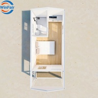 Prix de gros WinFair Conteneur préfabriqué Algérie Maison préfabriquée de luxe pour Bungalow économique / à bas prix / en bord de mer
