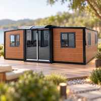 Maison conteneur de luxe intérieure haut de gamme avec isolation thermique, aménagement flexible, maison modulaire extensible pour cabanes de villégiature