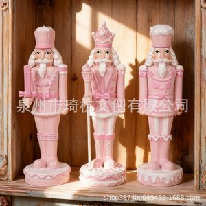 ตุ๊กตาทหารนัทแครกเกอร์ทำจากเรซิ่นรูปเค้กครีมวอลนัท ขนาด 7 นิ้ว สไตล์ยุโรป ของตกแต่งภายในบ้าน ของขวัญ - Product Image 1