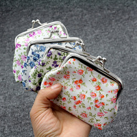 Dompet Koin Bunga Kreatif 4 Inch Grosir Pabrik, Tas Hadiah Mini Motif Bunga, Souvenir Promosi, Tempat Penyimpanan Uang Tunai
