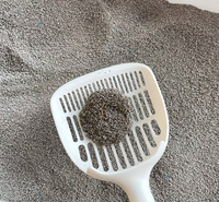 Litière pour chat à agglomération rapide en bentonite, granulométrie 0,5-2 mm, forme de boule, sable de bentonite de sodium avec charbon actif pour la fixation des odeurs