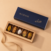 Boîte en papier écologique pour dattes, boîte à chocolat Ramadan, boîte alimentaire Ramadan, boîtes d'emballage pour dattes