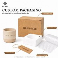 Tasse à café en céramique beige FENN avec logo gravé personnalisé, 100 ml, 180 ml, 230 ml, pour espresso, cappuccino, thé, poterie, cadeau