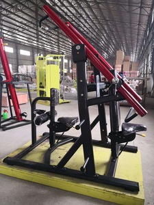 Máquina de gimnasio comercial de doble función para press de pecho isolateral y polea lateral con carga de placas, logotipo personalizado OEM - Product Image 4