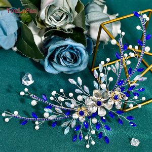 ยูลาปันเครื่องประดับศีรษะเจ้าสาวสำหรับวันครบรอบแต่งงาน ประดับคริสตัลและดอกไม้ งานแฮนด์เมด แฟชั่นสำหรับผู้หญิง เหมาะสำหรับงานเลี้ยงและงานปาร์ตี้ - Product Image 4