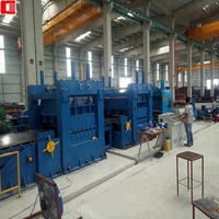 Machine de ligne en acier coupée par bobine à usage intensif électrique stratification contrôlée par PLC avec emballage de caisse en bois automatique