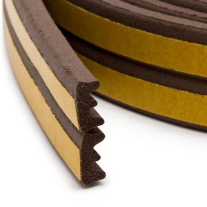 Espuma de esponja EPDM, tira de sellado de goma autoadhesiva en forma de I/E/<span class=keywords><strong>P</strong></span>/D para puerta de madera, ventana, tira de sellado de goma insonorizada a prueba de polvo - Product Image 5