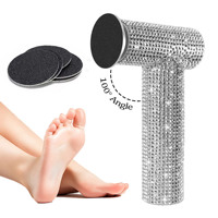 Lime à pieds électrique Diamond, professionnelle, 60 W, rechargeable, pour éliminer les callosités et les peaux mortes