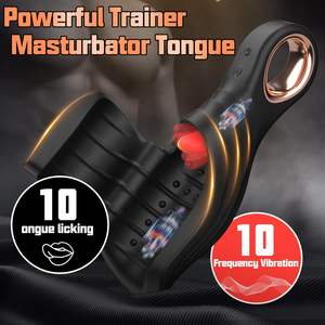 Masseur de gland vibrant à 10 fréquences, stimulateur oral pour homme, rechargeable par USB - Product Image 4